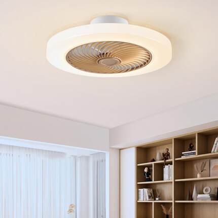 卧室风扇led200吸顶灯灯带风扇网红餐吊扇灯厅家用客厅体电一风扇