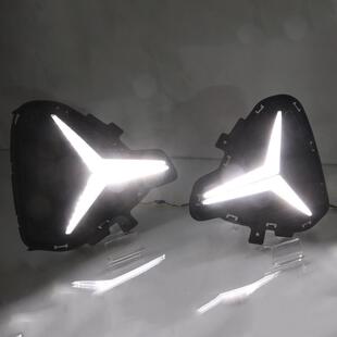 适用于20款传祺GS4日行灯gs4LED前雾灯总成改装前杠流光转向灯