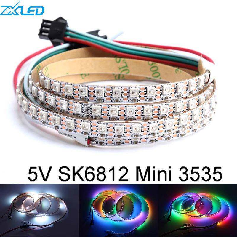 SK6812WS2812B全彩灯条LED窄板4mm7mm宽3535灯珠幻彩灯带5V跑马