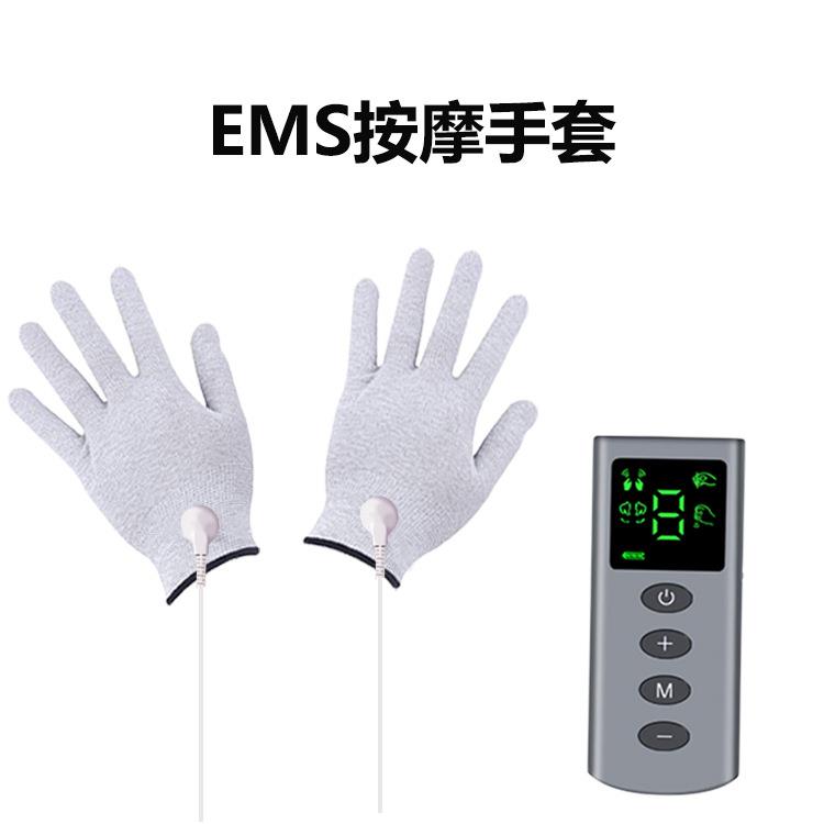 新款TENS按摩手套美容按摩仪EMS脉冲便携式美容按摩理疗手套