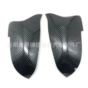 M5碳纤水转印牛角镜壳改装 适用于11 145系F10F185系镜壳改装