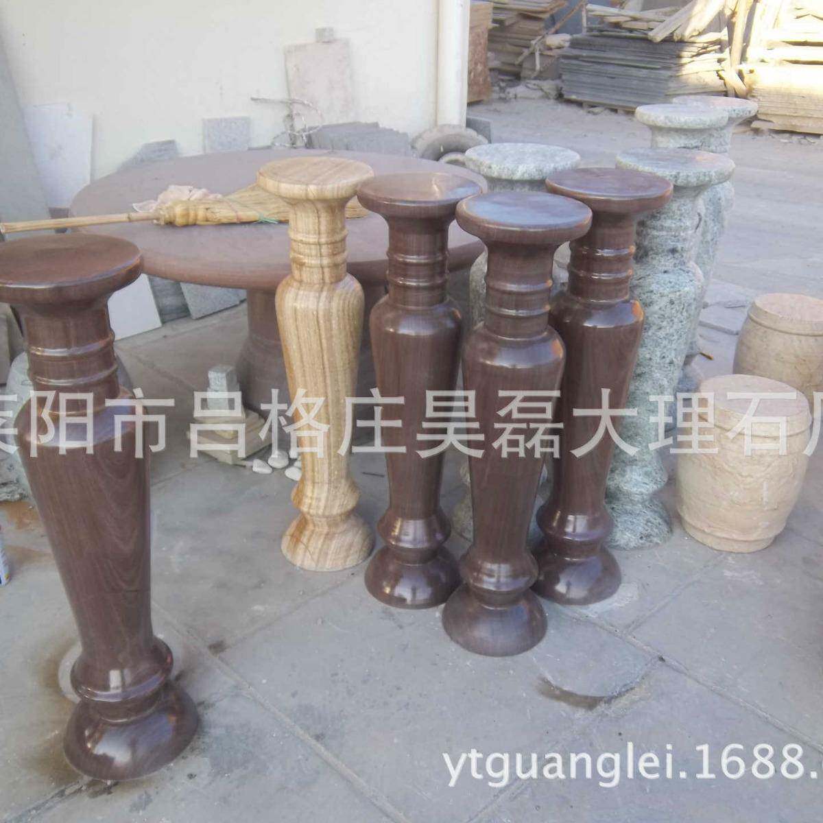 紫木纹砂岩花瓶各色砂岩花岗岩大理石花瓶