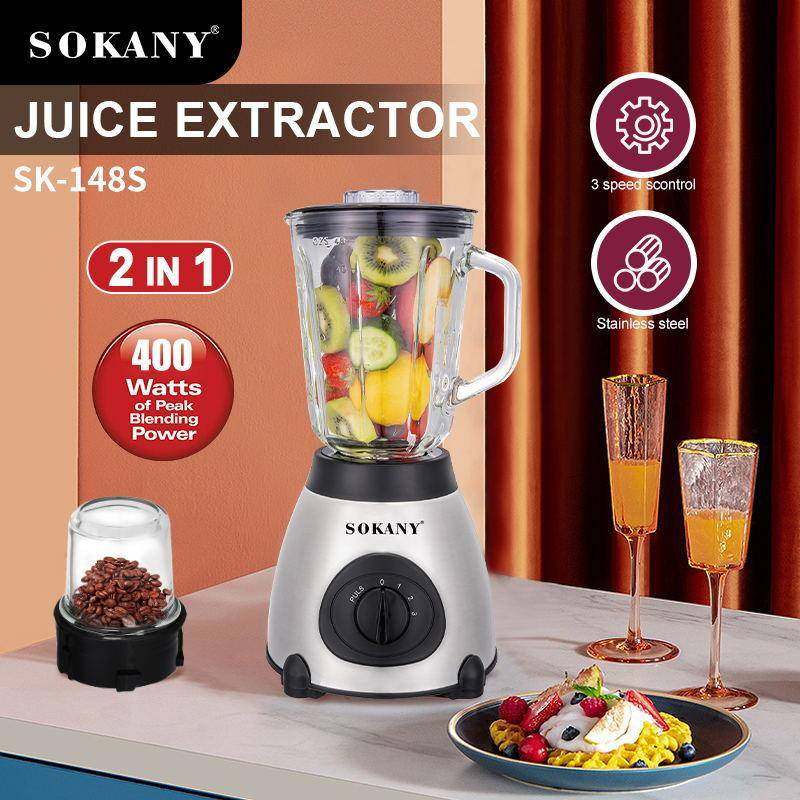 SOKANY148S榨汁机果汁西瓜汁橙汁压榨鲜榨家用电动水果汁搅拌