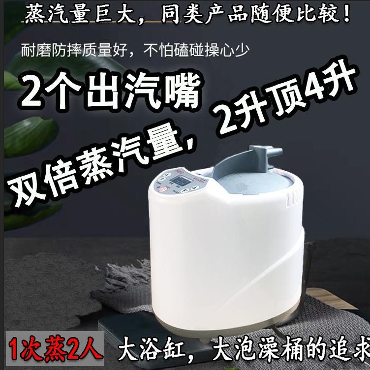 2升双出汽嘴熏蒸机桑拿排湿木桶泡澡月子汗蒸机蒸汽机熏蒸仪