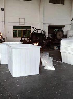 供应塑料水箱滚塑加厚长方形500L白色塑胶储水pe塑料方箱