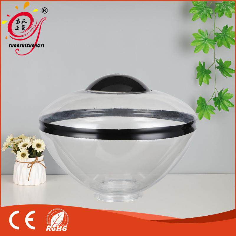 亚克力防雨水防尘透明色UFO飞碟形灯罩户外中华景观灯配件