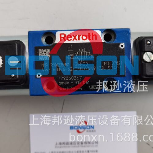 REXROTH力士乐4WE6D46-62/OFEG24N9K72L-SO407R901235381
