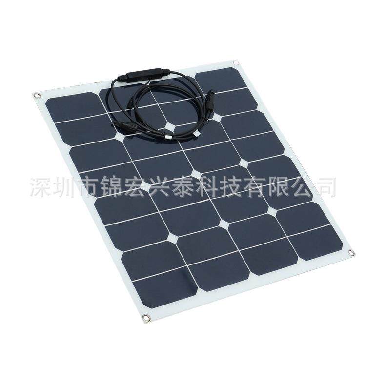 热卖高转换率太阳能充电板SUNPOWER电池片，18V50W直销