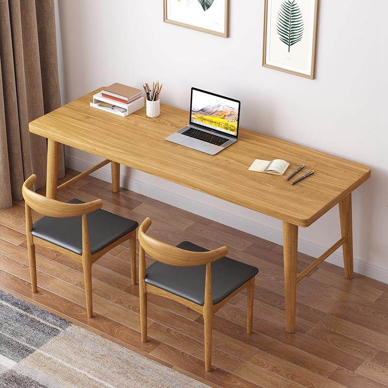 双人实木书桌家用学生写字台电脑办公桌子简约原木窄长条学习桌,节庆用品/礼品,新娘配件,淘宝优惠券,粉丝福利购,淘宝优惠卷