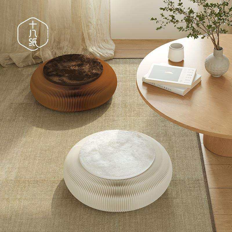 创意矮凳子折叠圆凳小户型省空间家具纸蒲团凳子设计师家具,玩具/童车/益智/积木/模型,毛绒/玩偶/公仔/布艺类玩具,淘宝优惠券,粉丝福利购,淘宝优惠卷