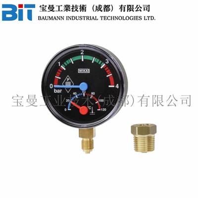 德国WIKA威卡进口THM10系列经济型双金属温度压力表压力温度测量