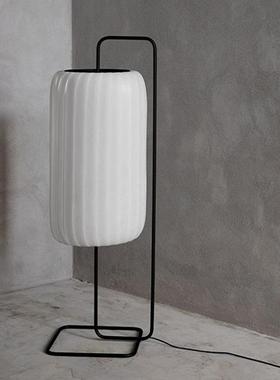 客沙约发边工业24283风布艺立灯新中式台卧室复古日厅式现灯代简