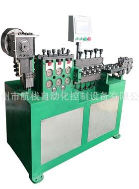 漆UKX数包线扁铜丝自动直控调断直切机电机用纱包线伺服校下料机