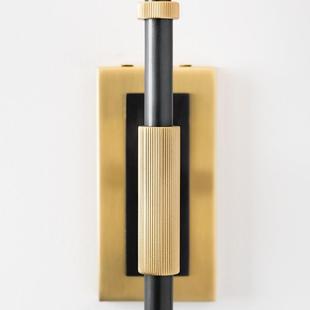 新款 534乡村壁灯客厅化台镜前灯简约床头楼布梯走廊过道妆全铜罩