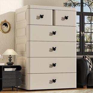 加厚抽屉式 收纳柜宝宝储柜衣家用多层五斗柜子婴70C37儿童置整物