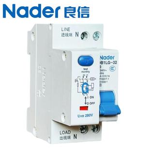 Na良dr上海信NDB1LG 6电3系e列漏59815开关30mA断路器空气开关1P