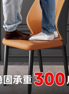 餐餐椅家用桌椅子客靠背凳子QAX卧室椅厅子奢酒店椅轻子意式餐椅