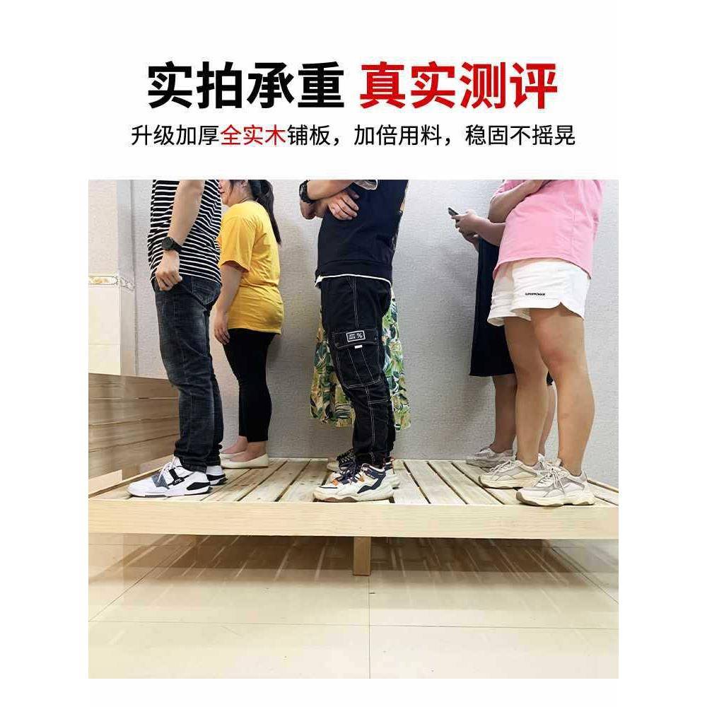 1Z木床用成实V人1米5床架子排骨架YJ-169单人床一米五全实木A床双