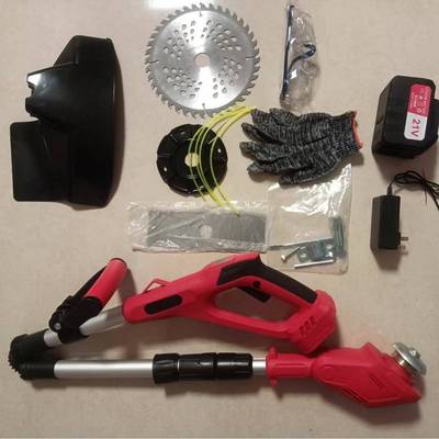 跨境充折叠动家用修枝无刷锂电割草ELY机果园式农电用电果园专用