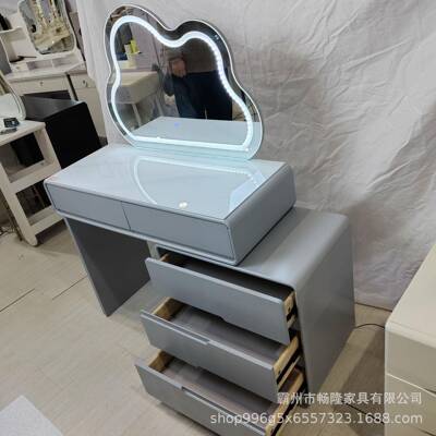 厂家直轻网奢红化一妆桌2025发8805款简约卧室主卧斗柜梳妆台体