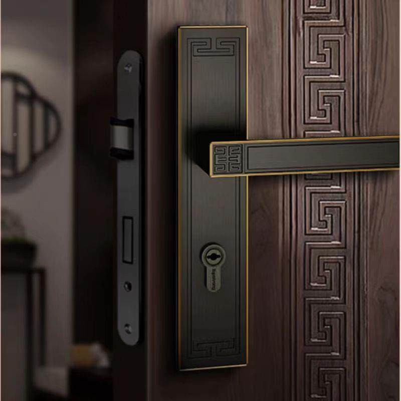 顶固锦新372317中式室内门家具用锁房门卧室文门木门通用型静音执