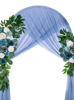 婚礼格布置三件套拱花迎宾区拱门221012形门宴会风餐桌大门饰装喜