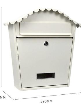 包邮宿欧式英壁式民别信箱室外防雨邮LB-311箱挂邮筒墅田园创意信