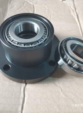 钢制圆锥滚子轴座组505件圆法兰双轴承座302430承210带座0轴承支