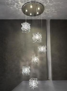 现代轻奢餐厅水晶吊灯大气吧吊台灯简设计师72631约床头线灯具轻