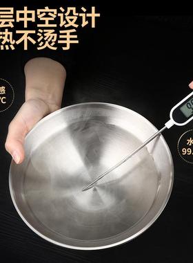 星闪02731A34拉面碗不0锈钢意拉面碗创碗斗笠泡面碗螺蛳粉双层防