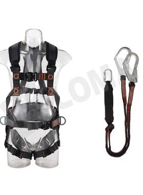 防落国保险安带套装坠五标点式高空安全UGL带户全外作业安全绳套