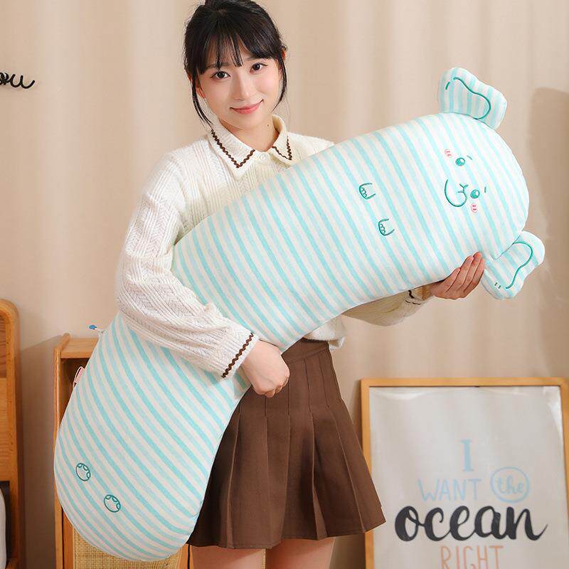 a类棉长条抱枕枕床女生睡觉专用孕妇上夹华乐绒品腿侧睡头纯儿童