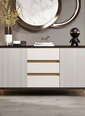 超薄餐边柜0m窄3型储物厅FIB柜餐厅c客隔断柜轻奢现代简约入户玄