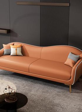 A10L猫爪小客沙发厅小户型简约双人沙三人位卧室皮出480租房发网红服