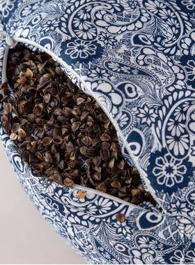 A6L老年人老枕头式头护拆耳荞枕麦老粗布高枕芯可洗枕F76S899T套