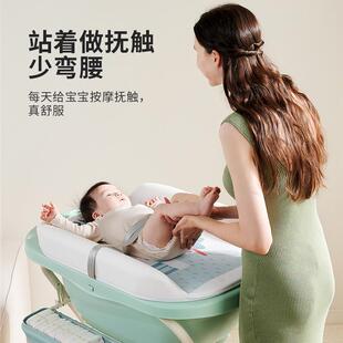台婴儿换洗一体理272生儿二合一尿护布台换尿布洗澡按摩宝宝新抚触台