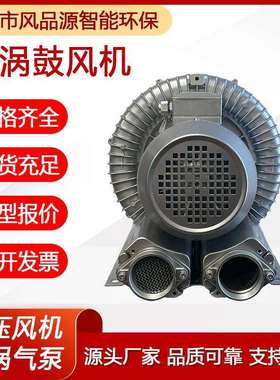 旋涡气泵2HB730H374KW上料机物料输送高压风机吹吸两用漩涡风机