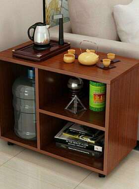 客厅可移动烧水茶台茶桌小柜子茶水柜下置水桶家用储物柜餐边柜z