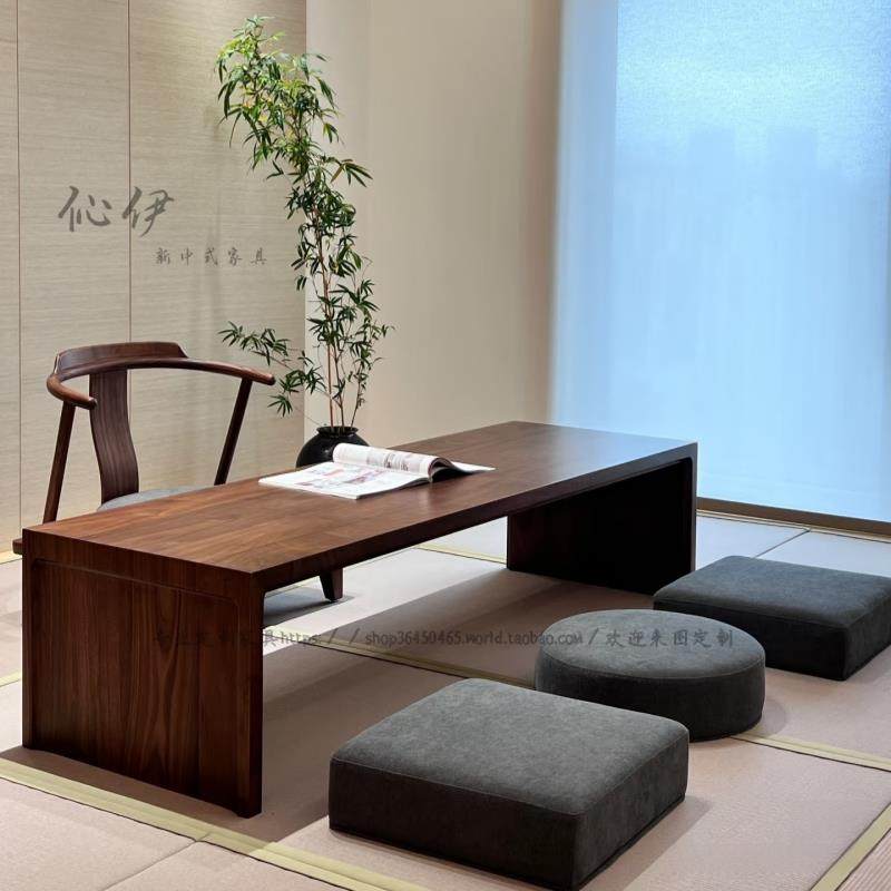 日式白蜡木长茶桌榻榻米实木茶台窗台炕几小矮桌客厅家用阳台飘窗,电子元器件市场,其它元器件,淘宝优惠券,粉丝福利购,淘宝优惠卷