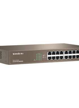 Tenda腾达16口全千兆机架式有线网络非网管交换机监控TEG1016D