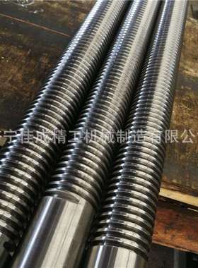 大型精密机床丝杆梯形矩形丝杠加工正反牙传动升降Tr70T80T90T100