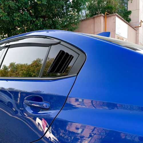 适用斯巴鲁Subaru WRX STI VA 2014-21三角窗百叶窗车贴外饰改装