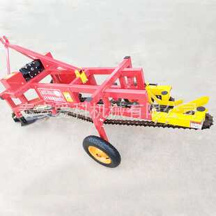 起垄平地花生收获机链条夹持侧向铺放拔花生机器甩尾设计不压花生