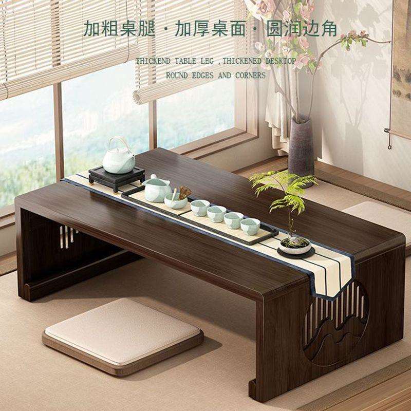 可折叠仿古飘窗小桌榻榻米茶桌茶台炕桌炕几中式矮桌子坐地小茶几