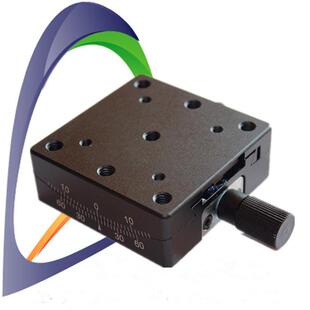 NT01GM10精密手动角位台倾斜台弧形工作台光学旋转台俯仰台