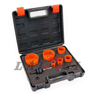 双金属开孔器套装9pcs管道开孔器HoleSaw孔锯套装切割深度38m