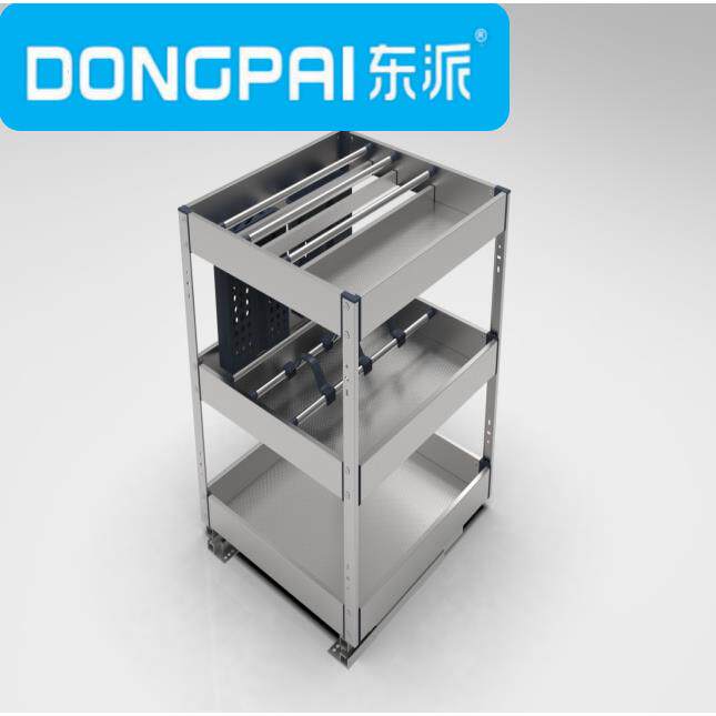 DONGPAI东派-不锈钢板式拉篮全钢拉篮厨房拉篮450不锈钢直