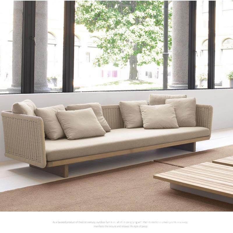 北欧户外沙发创意设计师样板房酒店售楼部藤编织绳子室外实木家具,3C数码配件,USB灯,淘宝优惠券,粉丝福利购,淘宝优惠卷