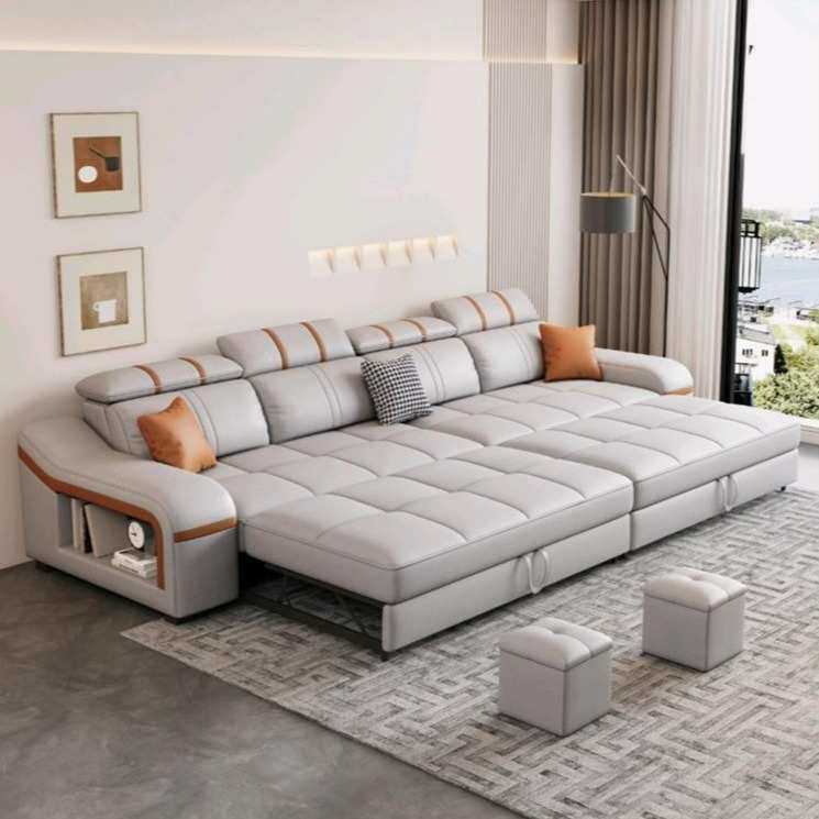 沙发床2026年新款折叠两用客厅小户型多功能科技布猫抓皮伸缩直排