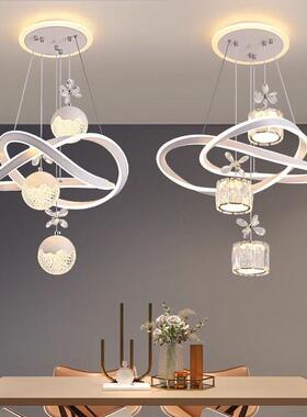 跨境餐厅吊灯新款LED卧室吊灯简约现代饭厅餐桌台网吧红商用店铺